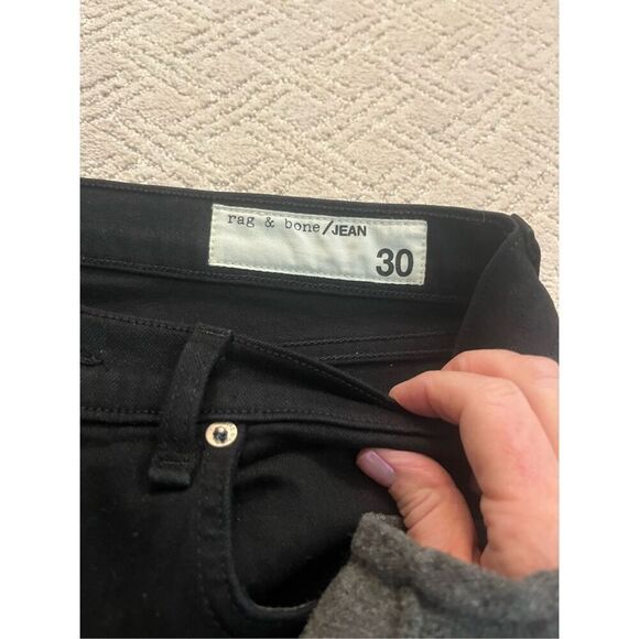 EUC Rag & Bone Black Skinny Jeans - Picture 5 of 8